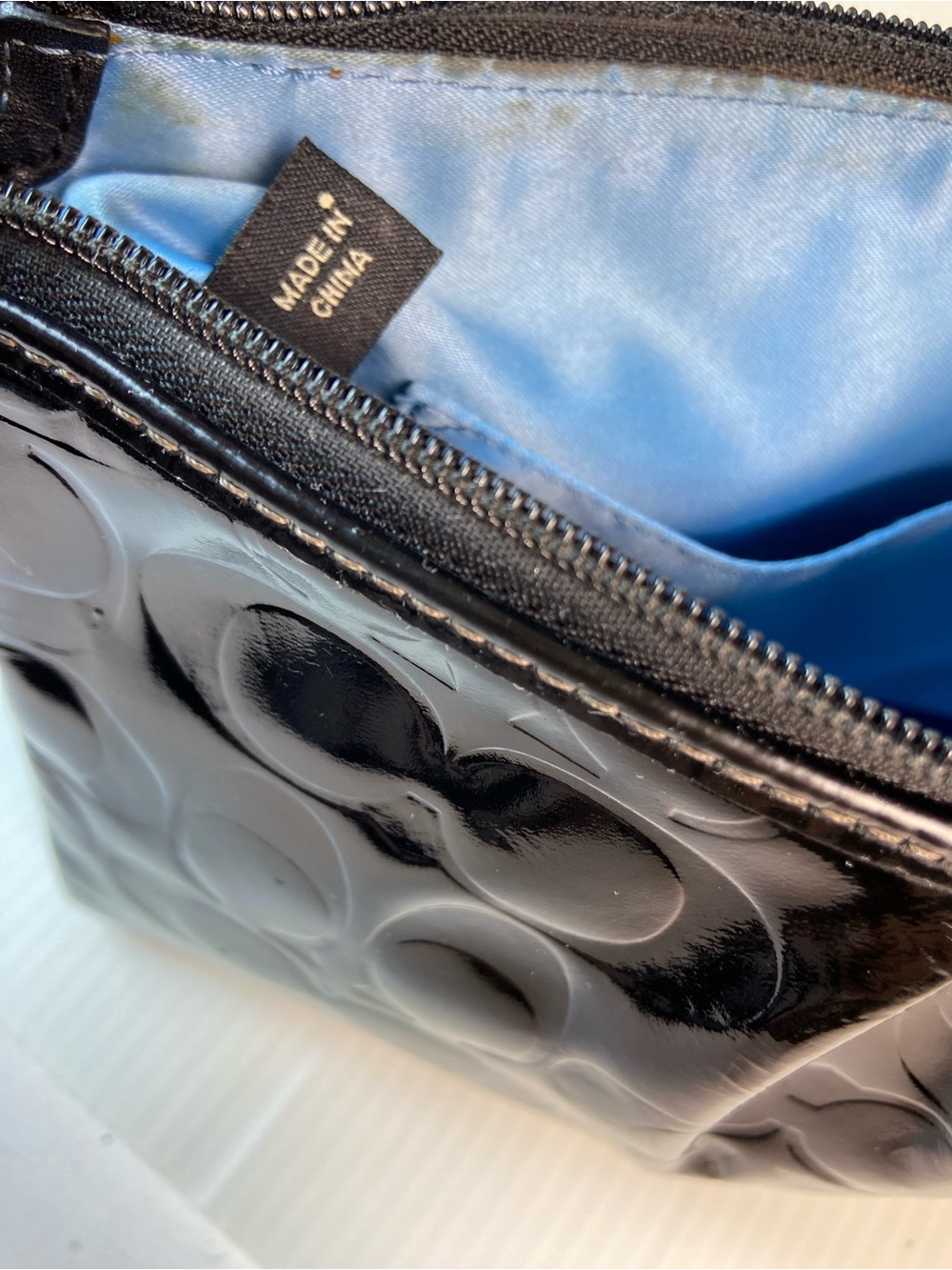 Coach Black Patent Leather Shoulder Bag - Picture 14 of 15